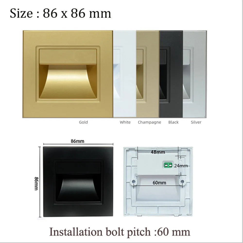 Comparaison des températures de couleur blanc chaud et blanc froid pour l'éclairage d'escalier