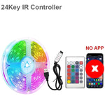 ruban led rgb multicolore 5m 10m 15m 20m moderne télécommande application