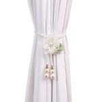 ruban fenêtre fleur décoration romantique blanc vert violet noir rose