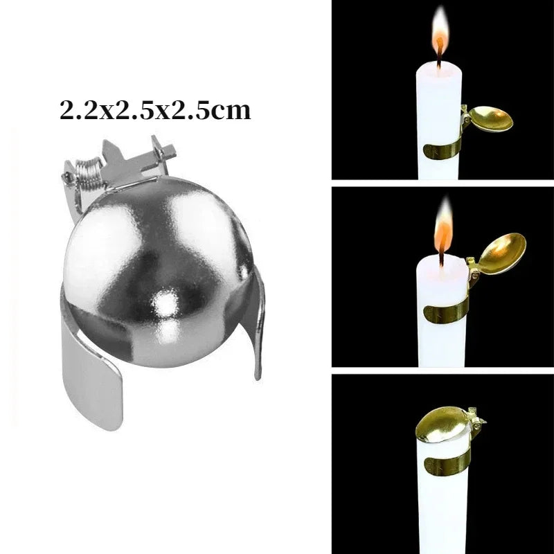 pince épaisseur variable métal noir moderne motifs géométriques boîte rangement outil fabrication bougies gadget