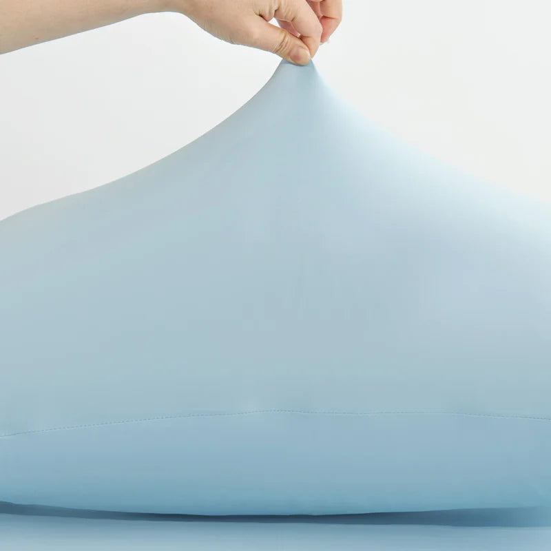drap housse frais été lit adulte 360 élastique anti dérapage couleurs pastel moderne fixations