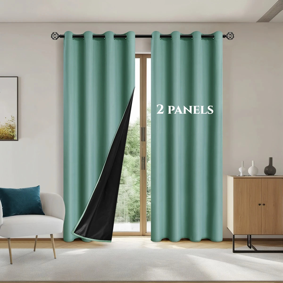 rideau moderne 100% polyester rouge uni opaque tringle salon chambre
