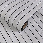 papier peint auto adhésif moderne rayures verticales beige clair enfant chambre cuisine résistant eau
