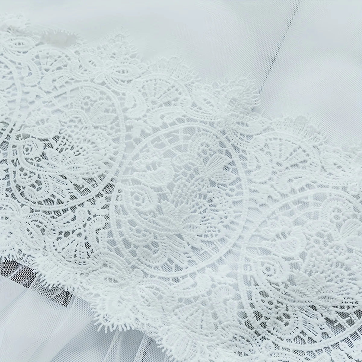 rideau blanc dentelle fine transparent classique polyester intérieur maison