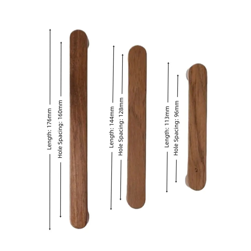poignées meuble bois naturel brun minimaliste nordique grain arrondi éco designintérieur