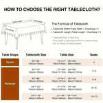 nappe table géométrique moderne multicolore bordure décorative décoration fête maison