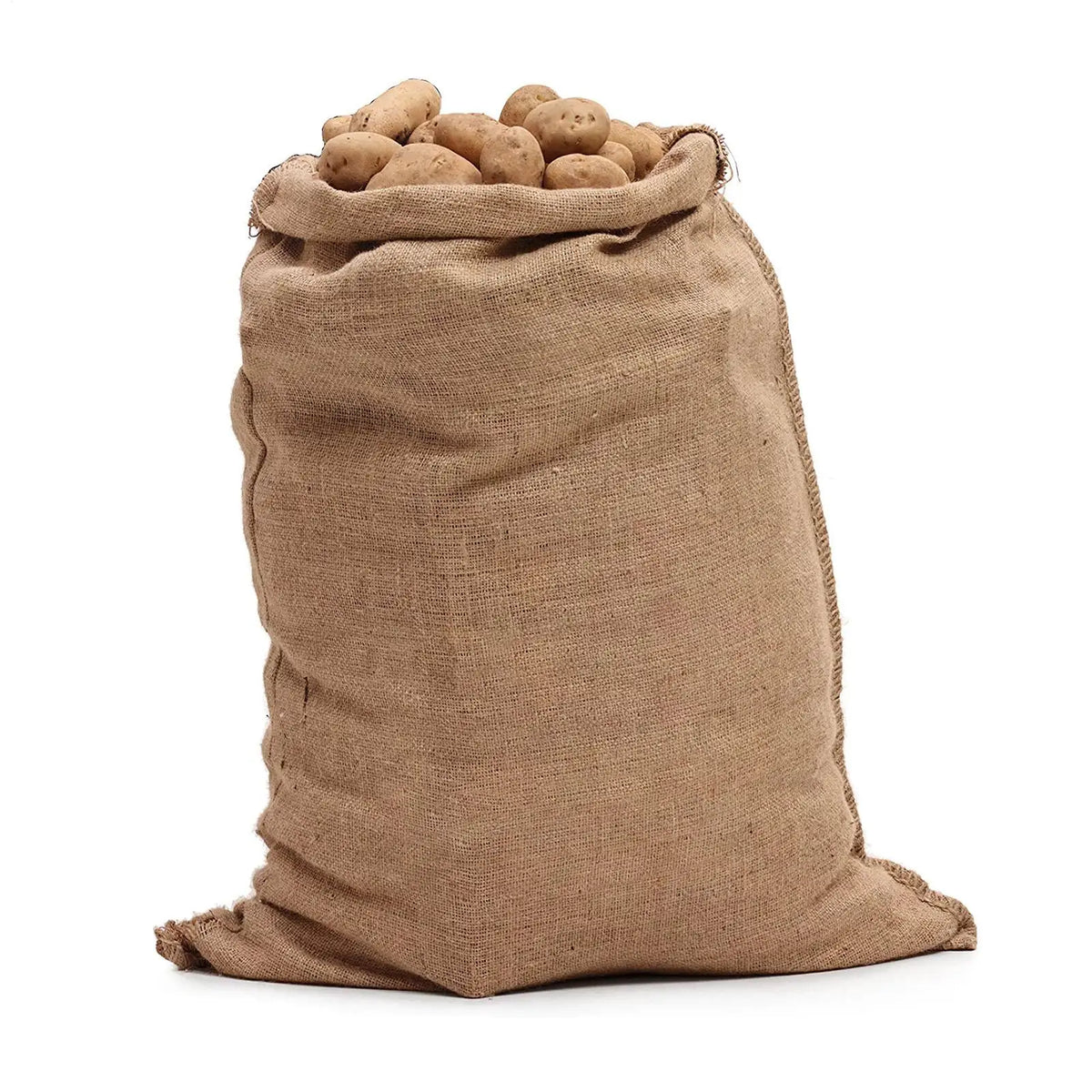 sacs rangement toile jute pliables rustic cuisine jardin beige texture opaque