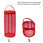 sac maille pratique moderne rose violet bleu boules laine poignée organise laines outils tricot