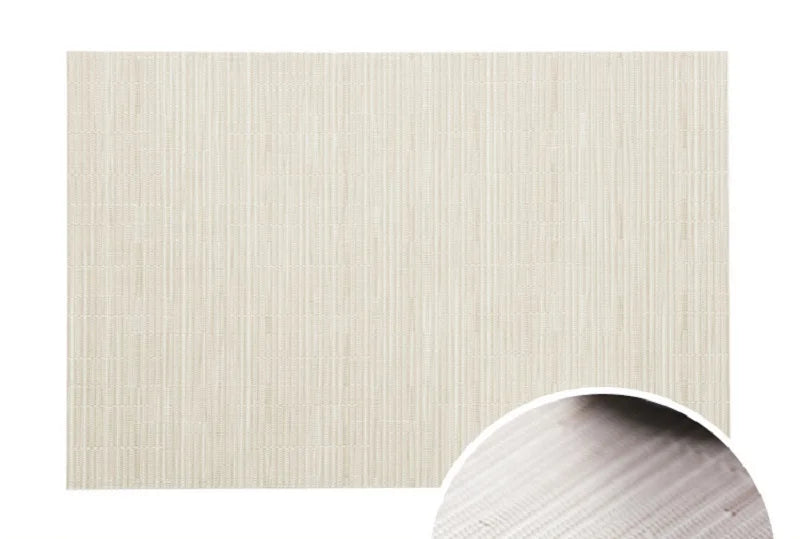 tapis table vert olive rayures horizontales vinyle moderne anti dérapant cuisine salle manger