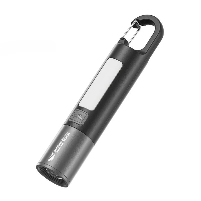 torche rechargeable led portable annneau violet rose gris jaune verte bleue