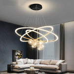 Suspension créative en aluminium avec variateur d'intensité