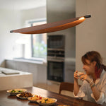 lampe suspendue marron clair moderne led tringle semi encastrée chromée
