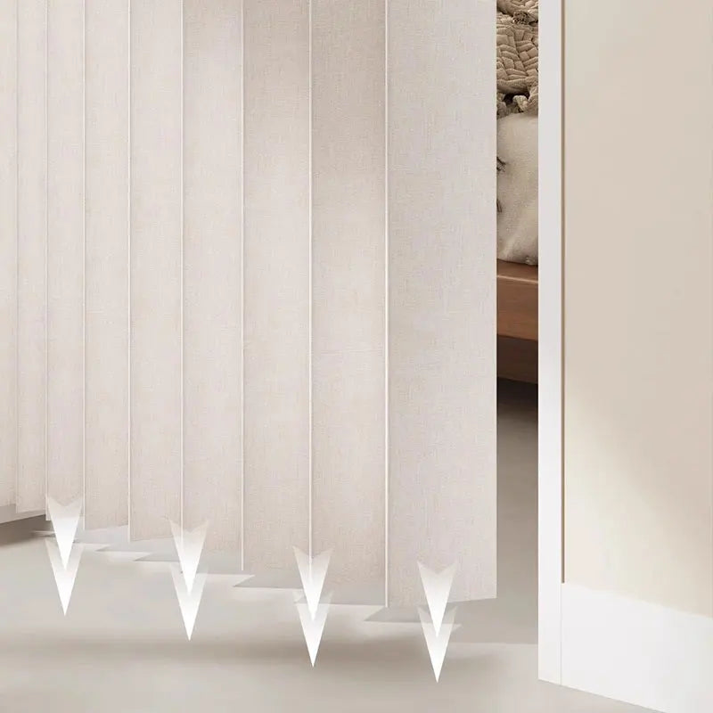 rideau vertical blanc rayures verticales moderne 100x180cm 180x200cm 240x200cm 260x200cm polyester opacité