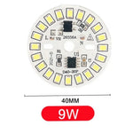 plaque led circulaire diodes blanc moderne 28mm 30mm 35mm 40mm 45mm 3w 5w 7w