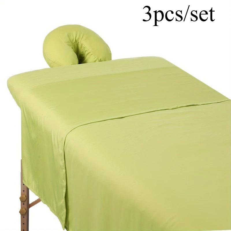 drap massage uni gris blanc vert clair moderne 36x77 61x100 coussin tête support