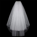 voile mariée deux couches tulle fin blanc bord coupé clips classique erotique echangisme erotique