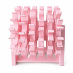 support bobines fil rose moderne réutilisable clips détachables pratique atelier couture