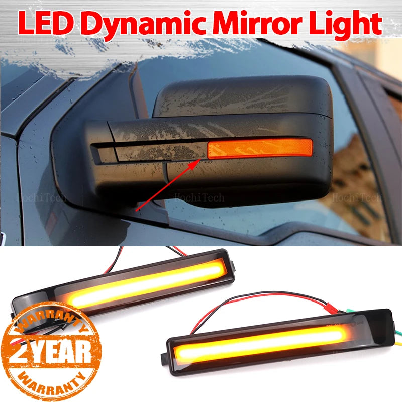 lampe dynamique miroir noir orange moderne adhésif câbles électriques clignotante