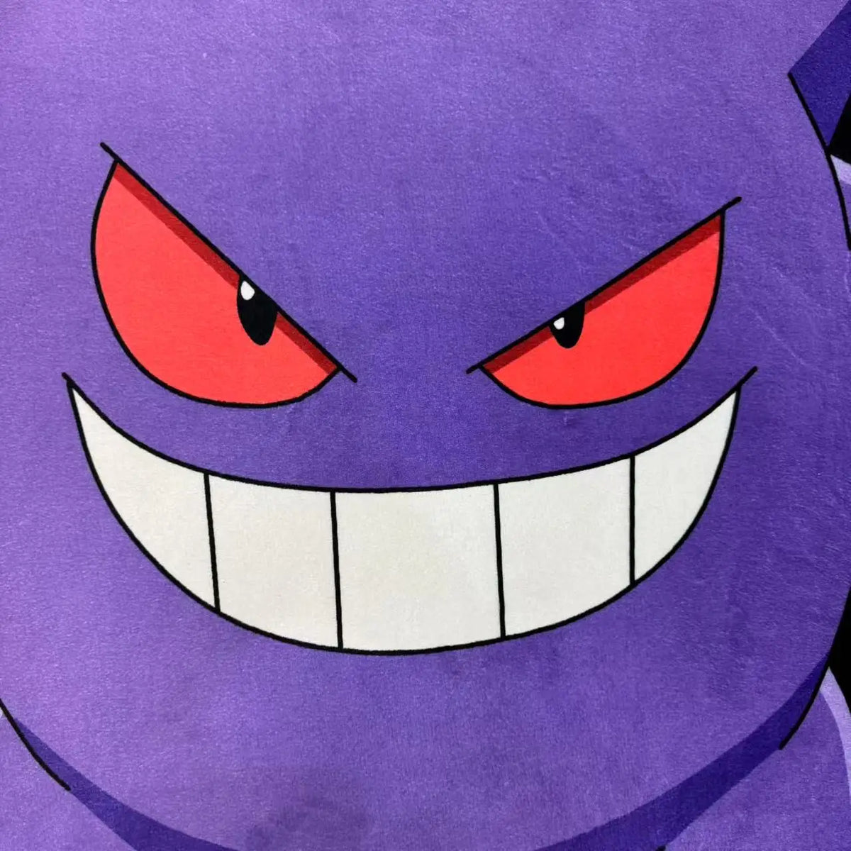 tapis flanelle violet gengar dessin animé chambre salon décoration enfant acg anime pokemon 50cm