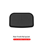 tapis sol antidérapant tpe noir rayures horizontales contemporain voiture pieces incluses