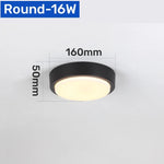 applique murale led moderne noir blanc surface opaques minimaliste 215x160 260x125 16w 20w