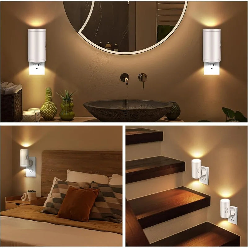 lampe mur rechargeable blanc moderne minimaliste adhésif prise usb câble charge flux lumineux variable