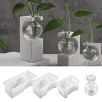 vase silicone texturé moderne gris clair support diy decoration maison