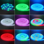 ruban led multicolore réticulé moderne 3m 5v rgbic flexible chambre salon télécommande