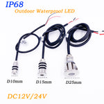 ampoules led argentées modernes 12v 24v 3000k 4000k 6000k ip68 étanches