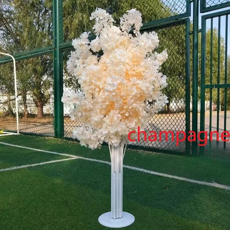 arbre artificiel fleurs modernes mariage anniversaire baby shower intérieur blanc rouge rose bleu champagne