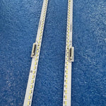 ruban led blanc ligne droite moderne clips connecteurs
