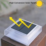 lampe solaire 30 led ip65 adhésive panneau solaire blanc lignes modernesextérieur campingDecorationEstivale