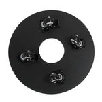 plateforme mobile plantes roues verrouillables noirs industriels assemblage roulettes silentiales resistant eau intemperies