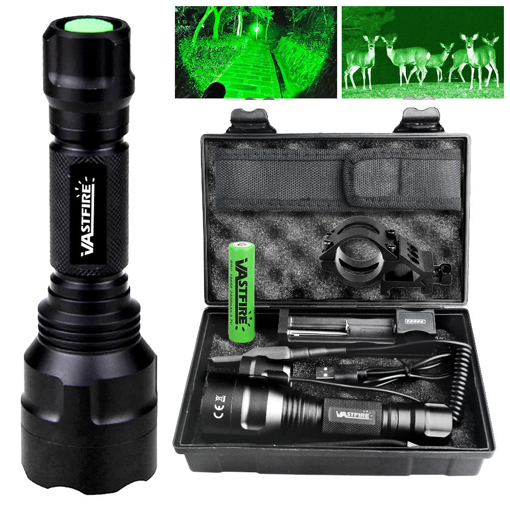 lampe torche led rechargeable usb 350lm 5w blanc rouge vert anti choc camping