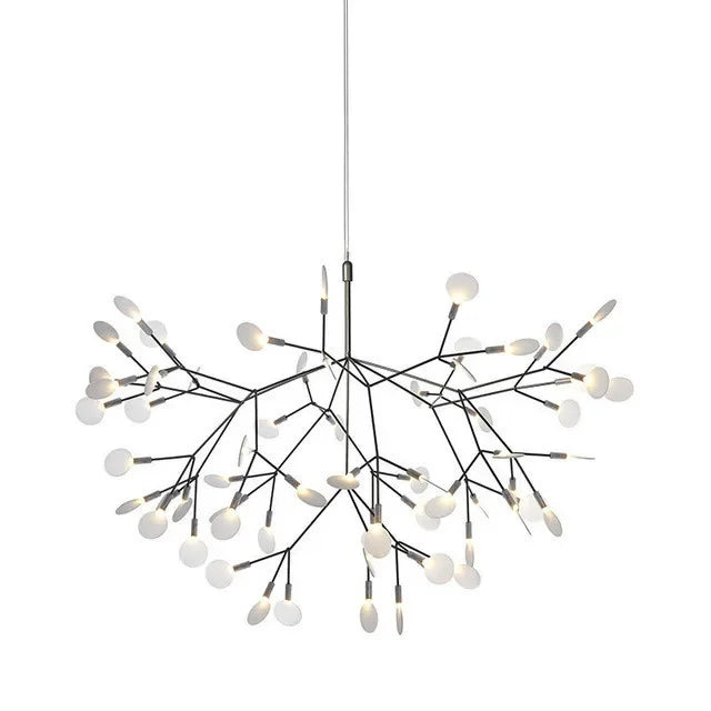 suspension lumineuse contemporaine ovale translucide or blanc 50cm 72cm 98cm
