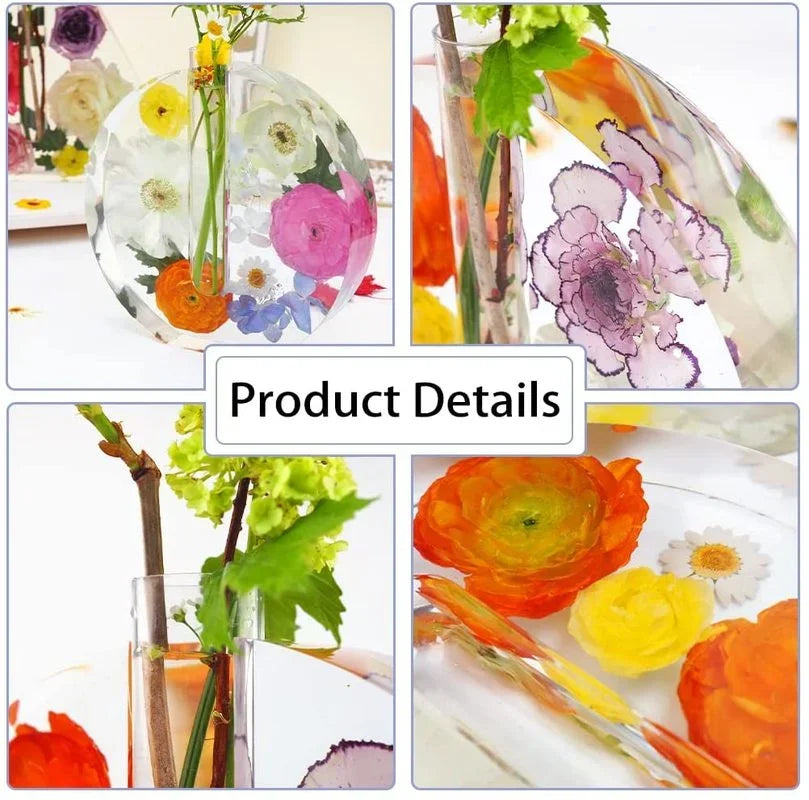 vase moderne transparent fleurs sèches décoration intérieure unique arrangement floral