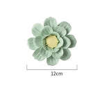 décoration murale fleur céramique moderne anniversaire mariage intérieur vert rose blanc violet