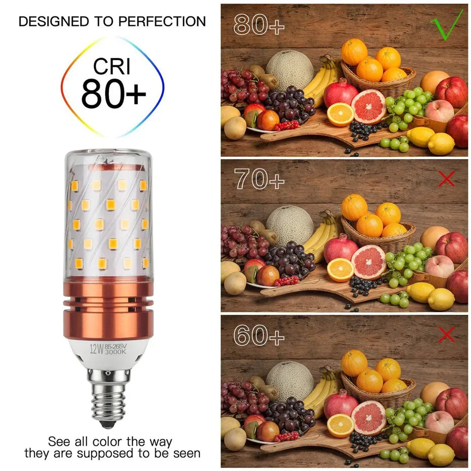 ampoule led épis maïs e27 e14 blanc doré moderne sans scintillement 12w 16w 8w