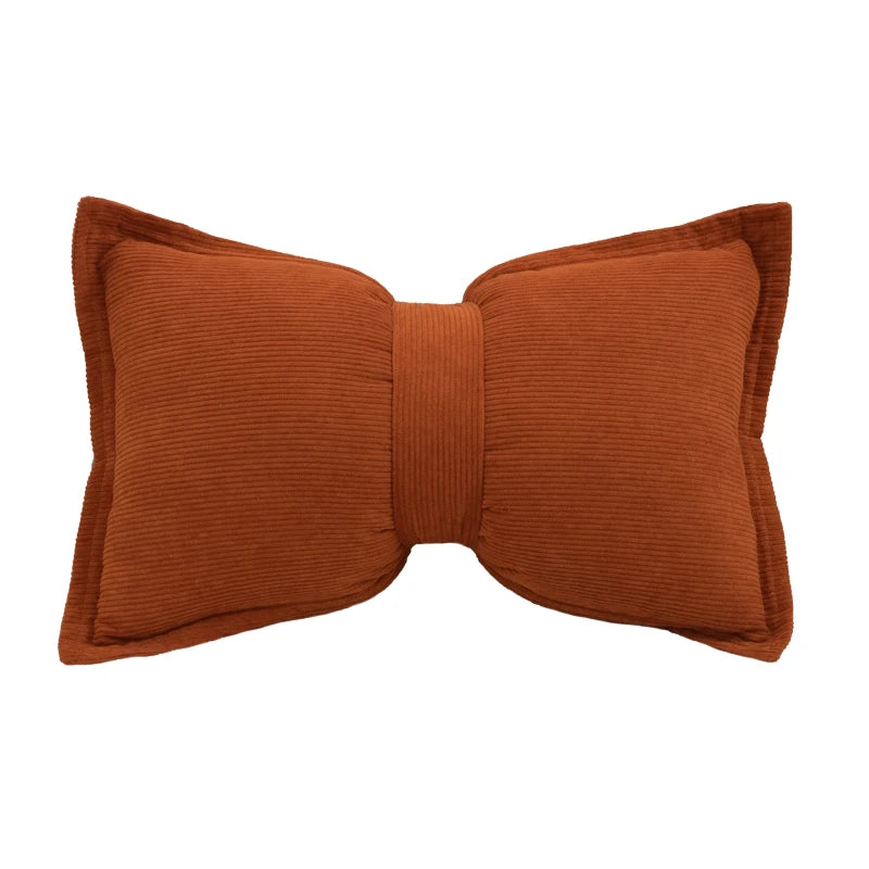taies d'oreiller polyester corduroy moderne marron clair beige bleu marine 30x50cm opaques fixées maison