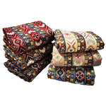 tissu jacquard ethnique coton polyester motif géométrique décoratif sac coussin rideau artisanat