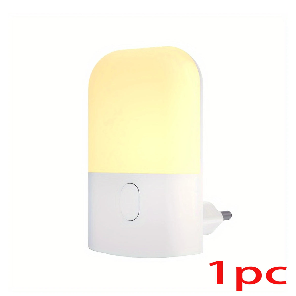 lampe nuit blanche moderne adhésive flux lumineux faible prise eu sans fil 2pcs