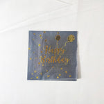 serviettes papier blanc doré classiques occasions festives mariage anniversaire élégantes lignes dorées simples texture