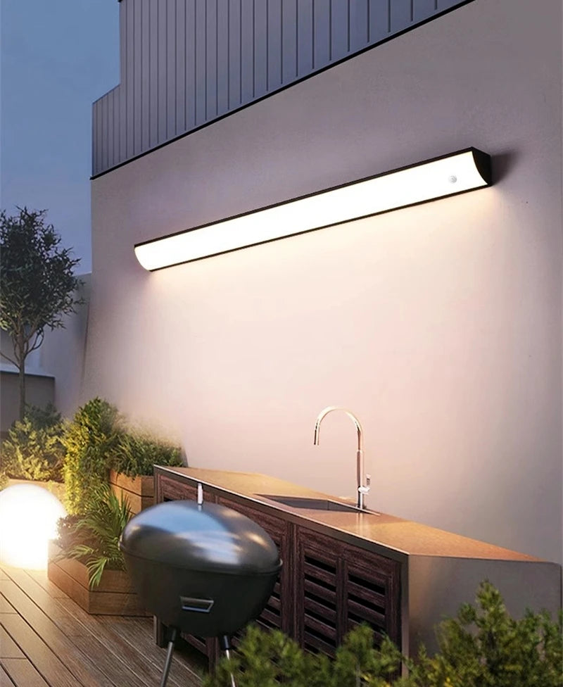 Lampe murale LED étanche IP65 blanche pour jardin