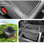 boîte rangement accoudoir voiture gris anti dérapante moderne trois niveaux