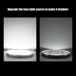 lumière led plaque ronde blanc moderne points lumineux 12w 18w 24w 36w