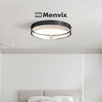 plafonnier led moderne verre noir texture métallique clips fixation éclairage quotidien télécommande ampoules led