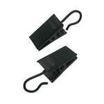 pinces rideau modernes blanc doré bronze noir mat opaques crochet rideau polonais accessoires fenêtre