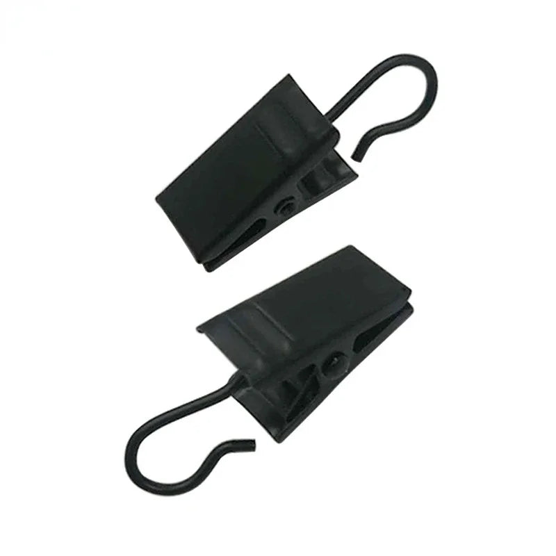 pinces rideau modernes blanc doré bronze noir mat opaques crochet rideau polonais accessoires fenêtre