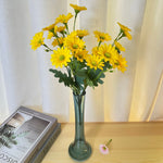 bouquet fleurs artificielles orange jaune blanc violet moderne minimaliste decoration maison intérieur