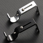 support rideau noir vis fixe moderne quincaillerie decoration fenetre adjustable outils muriaux